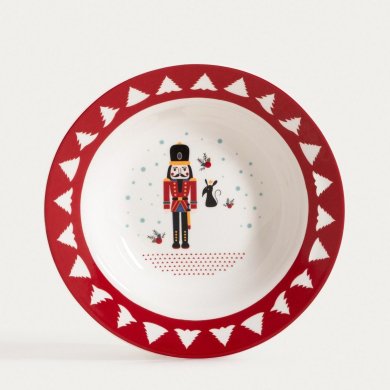 Набір тарілок Homla NUTCRACKER 12 шт Принт 242139 фото - 4