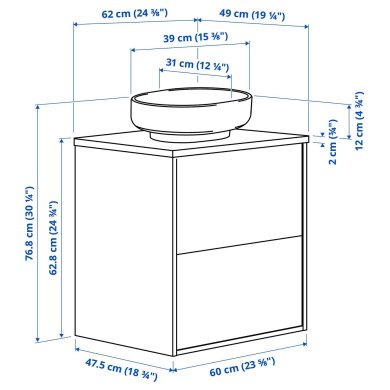 IKEA HAVBACK/VINDELALVEN (ИКЕА HAVBACK/VINDELALVEN) 09622453 фото - 5