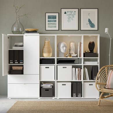 IKEA Стеллаж VIHALS Белый (ИКЕА ВИХАЛС) 79440614 фото - 2