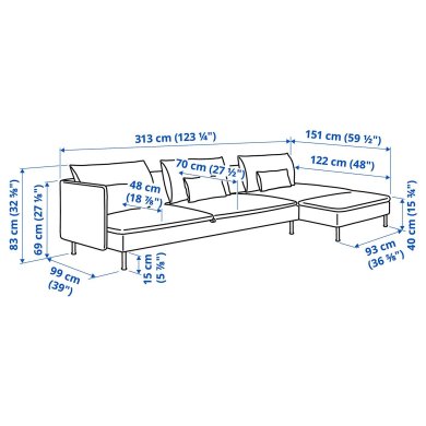 IKEA SODERHAMN (ИКЕА СОДЕРХЭМН) 49616426 фото - 3