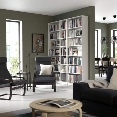 Стеллаж BILLY Белый - 9 IKEA Стеллаж BILLY Белый (ИКЕА БИЛЛИ) 89017827 фото - 9
