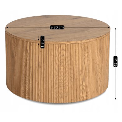 Журнальний стіл Mebel Elit CLOVER MAX Дуб ME.MAXCLOVER/D/D/L фото - 8