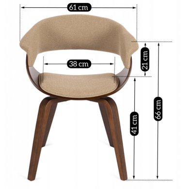 Обідній стілець Mebel Elit GARY 2 Бежевий - 10 Обідній стілець Mebel Elit GARY 2 Бежевий ME.GARY2/BZ/O/T/DG/K фото - 10