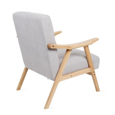 Крісло м'яке Homla TERRA Світло-сірий 213196 фото - 4