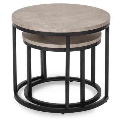 Комплект журнальних столів Mebel Elit ROCKY 2 шт Бетон - 4 Комплект журнальних столів Mebel Elit ROCKY 2 шт Бетон ME.ROCKY/BET/CZ/L фото - 4