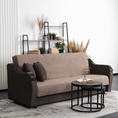 Розкладний диван Mebel Elit BLOOM Коричневий - 4 Розкладний диван Mebel Elit BLOOM Коричневий PPHUE.NEVADAII/O/POLARIS4/6/WER фото - 4