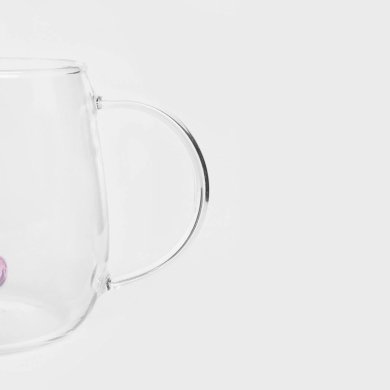 Кружка Homla CORAZON 400 мл Прозрачный - 4 Кружка Homla CORAZON 400 мл Прозрачный 234273 фото - 4