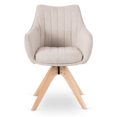 Обідній стілець поворотний Mebel Elit LEMON Світло-бежевий ME.LEMON/JBZ/T/K фото - 3