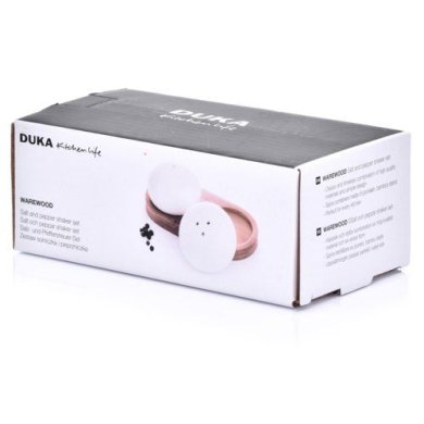Набор солонка и перечница Duka Warewood | Белый / Дерево - 5 Набор солонка и перечница Duka Warewood | Белый / Дерево 1214310 фото - 5