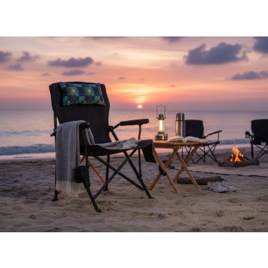 Складное рыбацкое кресло Garden Line LEZ6372 Черный LEZ6372 фото - 8