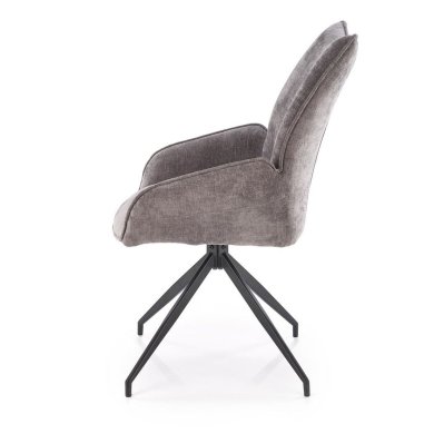 Обідній стілець поворотний Halmar K553 Попелястий V-CH-K/553-KR-POPIELATY фото - 4