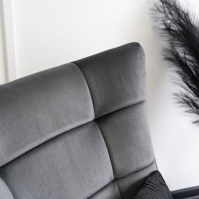 Кресло-качалка мягкое Mebel Elit JACKSON Welur Серый - 6 Кресло-качалка мягкое Mebel Elit JACKSON Welur Серый ME.JACKSON/P/V/FW фото - 6