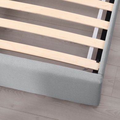 IKEA Кровать GLADSTAD 140x200 см Серый (ИКЕА ГЛАДСТАД) 09406798 фото - 12