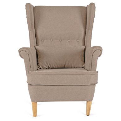 Крісло м'яке з пуфом Mebel Elit EVAN 2 Бежевий ME.EVAN2/BZ/D/T/FWPD фото - 2