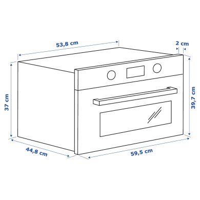 IKEA Микроволновая печь BEJUBLAD (ИКЕА БЕДЖУБЛАД) 90411747 фото - 16