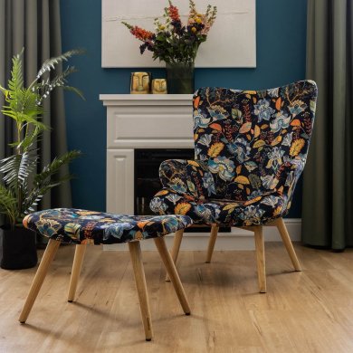 Кресло мягкое Homla MOSS Welur Принт - 5 Кресло мягкое Homla MOSS Welur Принт 162759 фото - 5