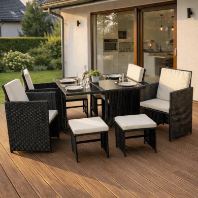 Комплект садовой мебели Mebel Elit BONITO Черный ME.BONITO/CZ/RT/OGR/ZES фото - 12