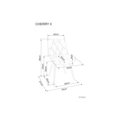 Обідній стілець Signal Cherry II Помаранчевий CHERRYIIVCCU фото - 2