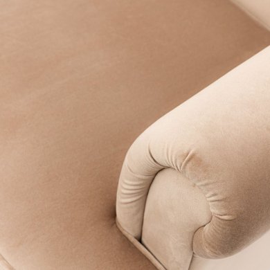 Крісло м'яке Homla FOSSBY Welur Бежевий 213246 фото - 4