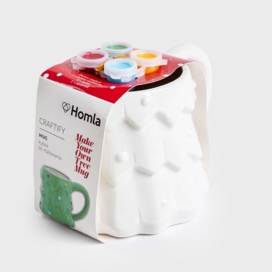 Кружка для розмальовки Homla CRAFTIFY 2 Білий 236780 фото - 5