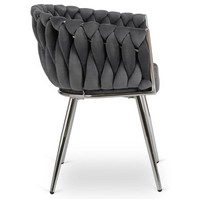 Обідній стілець Mebel Elit SORELLA Welur Сірий - 3 Обідній стілець Mebel Elit SORELLA Welur Сірий ME.SORELLA/P/CH/V/K фото - 3