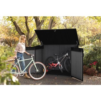 Садовый шкаф Keter CORTINA MEGA 2020 л Графит 255146 фото - 5