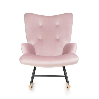 Крісло-качалка м'яке Homla MOSS Рожевий - 2 Крісло-качалка м'яке Homla MOSS Рожевий 217954 фото - 2