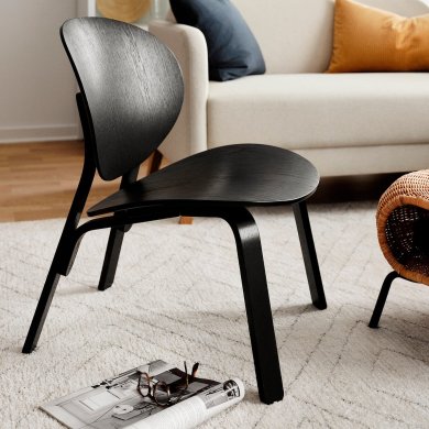 Кресло FROSET Черный - 6 IKEA Кресло FROSET Черный (ИКЕА ФРОЗЕТ) 40423559 фото - 6