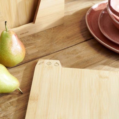 Набір дощок з підставкою Homla BAMBOU 29х22 см Дерево - 7 Набір дощок з підставкою Homla BAMBOU 29х22 см Дерево 207359 фото - 7