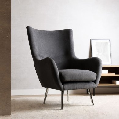 Крісло м'яке Homla SAMMAS Графіт - 7 Крісло м'яке Homla SAMMAS Графіт 211300 фото - 7