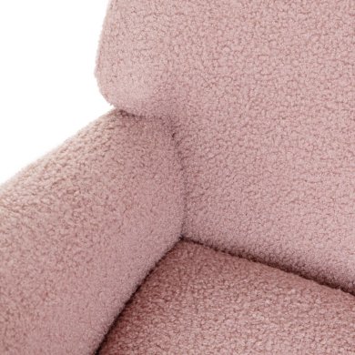 Кресло-качалка Homla LUNNIE TEDDY BOUCLE Розовый 217961 фото - 4