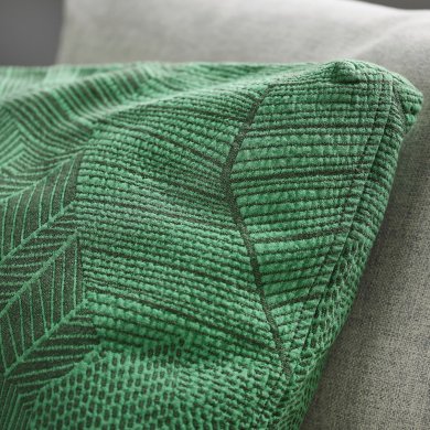 IKEA Декоративна наволочка JATTEGRAN 50х50 см Зелений (ИКЕА ЯТТЕГРАН) 60572261 фото - 3
