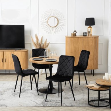 Обідній стілець Mebel Elit FORIS Чорний ME.FORIS/CZ/V/K фото - 5