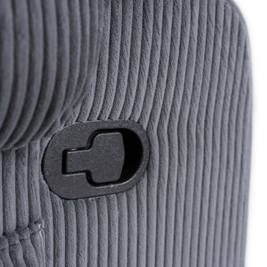 Крісло м'яке розкладне з реклайнером Mebel Elit TORRES Velvet Сірий ME.TORRES/P/SZTR/FW фото - 11