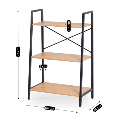 Стеллаж Mebel Elit VIOR Дуб золотой - 8 Стеллаж Mebel Elit VIOR Дуб золотой ME.VIOR/D/CZ/REG фото - 8