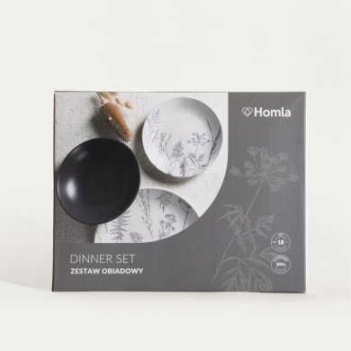 Набір тарілок Homla BARI 18 шт Принт 241455 фото - 11