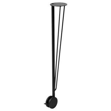 IKEA Ніжка для столу KRILLE 70 см Чорний (ИКЕА КРИЛЬ) 70562761