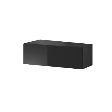 Тумба ТВ Cama Slant 100 | Черный / Черный глянец 5903815001574