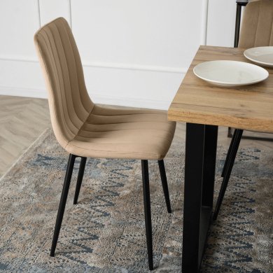 Обідній стілець Mebel Elit IBIS Welur Бежевий - 11 Обідній стілець Mebel Elit IBIS Welur Бежевий ME.IBIS/BZ/V/K фото - 11