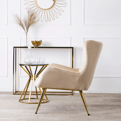 Крісло м'яке Mebel Elit VINCENT 2 Кремовий - 7 Крісло м'яке Mebel Elit VINCENT 2 Кремовий ME.VINCENT/KR/V/FW фото - 7