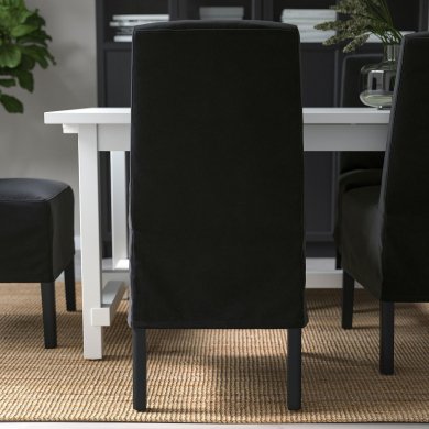 IKEA Обеденный стул BERGMUND Черный (ИКЕА БЕРГМУНД) 09386088 фото - 7