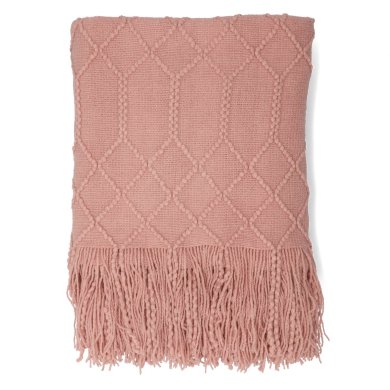Плед Homla LOOP 130x170 см Розовый 207100