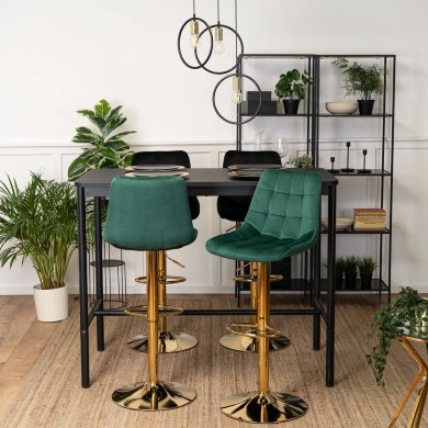 Барний стілець Mebel Elit ARCOS Welur Зелений ME.ARCOS/Z/ZL/V/H фото - 6