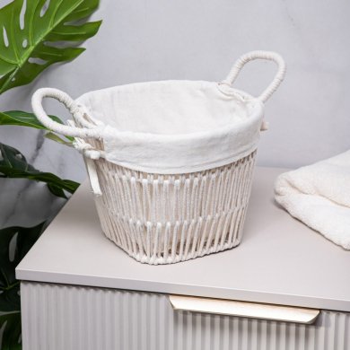 Корзина Homla TEMIRA 25x27 см Белый - 5 Корзина Homla TEMIRA 25x27 см Белый 237742 фото - 5