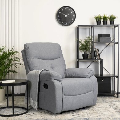 Кресло мягкое раскладное массажное с реклайнером Mebel Elit INTER 2 Серый - 9 Кресло мягкое раскладное массажное с реклайнером Mebel Elit INTER 2 Серый ME.INTER2/P/T/FW фото - 9