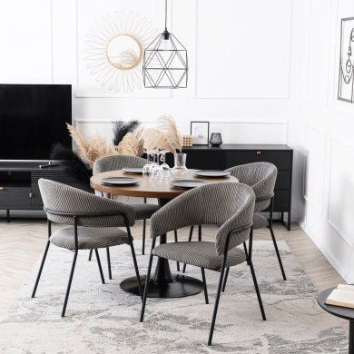 Обеденный стул Mebel Elit TINKA Velvet Серый - 5 Обеденный стул Mebel Elit TINKA Velvet Серый ME.TINKA/P/SZTR/K фото - 5