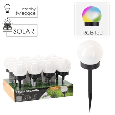 Світильник на сонячній батареї Garden Line SPHERE Білий - 2 Світильник на сонячній батареї Garden Line SPHERE Білий SOL6716 фото - 2