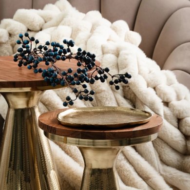 Декоративный поднос Homla GIRONA 24x21x1,5 см Золотой - 4 Декоративный поднос Homla GIRONA 24x21x1,5 см Золотой 218150 фото - 4