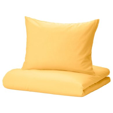 IKEA Комплект постельного белья NATTSVARMARE 150x200 см Желтый (ИКЕА НАТЦВАРМАРЕ) 80529337