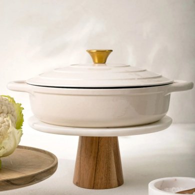 Каструля з кришкою Homla ANDREAS 2,5 л Бежевий 244317 фото - 7